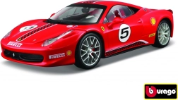 Ferrari 458 Challenge autómodell piros 1:24 Bburago