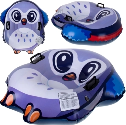 Felfújható pingvines hószánkó kör 95 × 103 × 26 cm