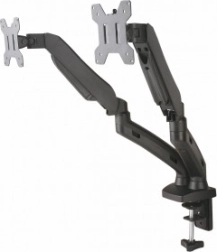 Asztali tartó gázrugóval 2 monitorhoz LED/LCD 13-27 col