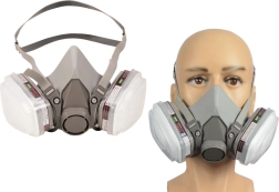 Félálarc por ellen, festővédelmmel és két aktívszenes szűrővel