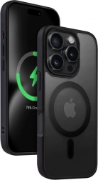 MagSafe Hybrid Frost MAG tok iPhone 16 Pro-hoz – fekete