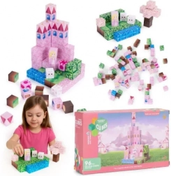 Mágneses építőkészlet 100 kockával tárolózsákkal