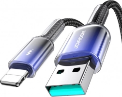 Joyroom USB‑A – Lightning töltőkábel 3 A 1,2 m fekete