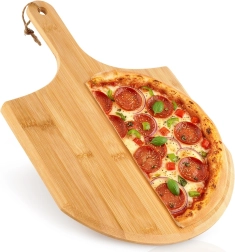 Fa bambusz pizzasütő lapát 40 × 28 cm