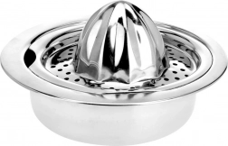 Rozsdamentes acél kézi citrusfacsaró tálkával