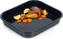 Zománcozott téglalap alakú tepsi 29,5 × 25,5 × 4,5 cm, 2,5 l