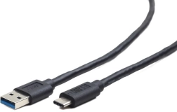 USB‑C – USB‑A 3.0 kábel, 1,8 m, fekete