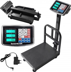 200 kg-os elektronikus platformmérleg LCD-vel raktárba és üzletbe