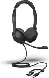 Jabra Evolve2 30 SE sztereó headset USB‑A és USB‑C csatlakozással (Microsoft Teams)