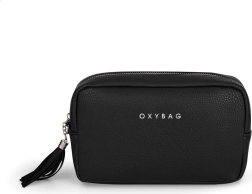 Emily kozmetikai táska bőrből, fekete