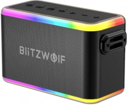 Vezeték nélküli Blitzwolf hangszóró RGB világítással 80W