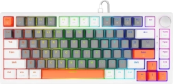 Mágneses gamer billentyűzet ASTRAL WHITE Outemu White Jade kapcsolókkal, RGB-vel és PBT kupakokkal