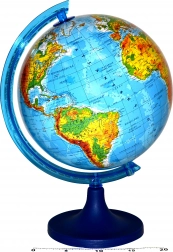Földrajzi földgömb 25 cm