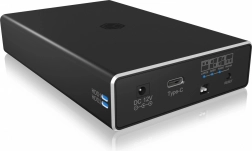 Külső RAID ház 2× 2,5" SATA SSD/HDD-hez USB‑C 3.2 Gen 2 csatlakozással
