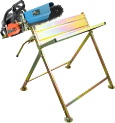Összecsukható fahasító állvány fűrésztartóval, 45 cm, 120 kg teherbírás