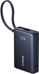 Baseus PicoGo powerbank digitális kijelzővel 10000 mAh 45 W fekete