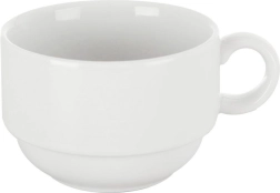Fehér porcelánbögre MONA 180 ml