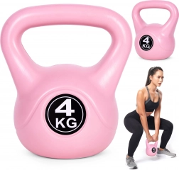 Kettlebell 4 kg rózsaszín MODERNHOME