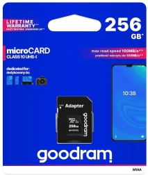 MicroSD UHS-I 256GB Goodram memóriakártya