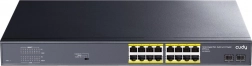 gigabites poe+ switch 16× rj45, 2× sfp, 200 w