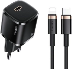 Hálózati töltő 1× USB‑C 20 W Lightning kábellel, PD 3.0 – Lightning