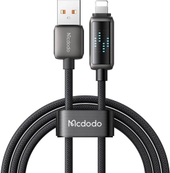 USB-A - Lightning kábel Mcdodo LED kijelzővel, 1,2 m