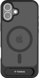 Torras Pstand tok iPhone 16-hoz, fekete