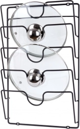 Fali fém fedőtartó Vilde, fekete