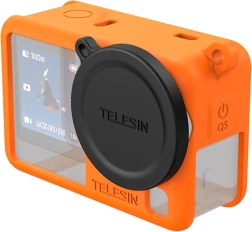 Telesin szilikon védőtok DJI Osmo Action 6-hoz – narancssárga