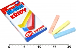 Színes iskolai kréták 12 db