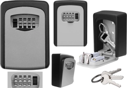 Cink ötvözetű kulcsszéf számzáras kóddal