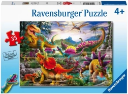 Ravensburger puzzle T‑Rex Terror 35 darabos