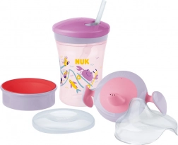 NUK Learn to Drink Set gyerek pohár, 230 ml, BPA-mentes