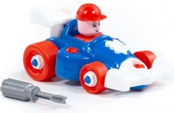 Versenyautó építőkészlet