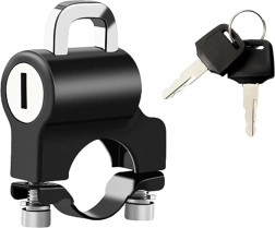 Motorkerékpár sisakzár 20–24 mm – alumínium lopásgátló kormánybilincs