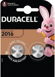 DURACELL CR2016 3V lítium gombelem – 2 db-os csomag