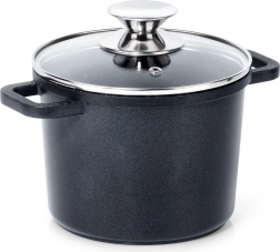 Magas, gránit bevonatú lábas üvegfedővel 2 l GRANDE