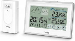 Digitális meteorológiai állomás Hama Fehér