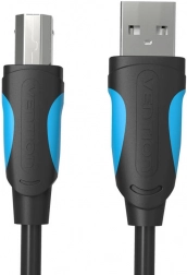 USB 2.0 A–USB-B nyomtatókábel Vention VAS-A16-B100 1 m fekete