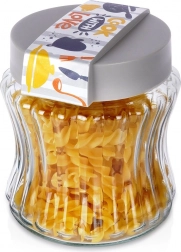 Üveg tárolóedény szemes élelmiszerekhez 900 ml