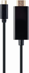 USB-C–HDMI kábel, apa, 4K 30 Hz, 2 m