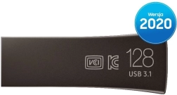USB flash meghajtó BAR Plus 128 GB, USB 3.1, titánszürke