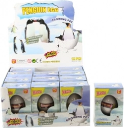 Növő pingvines tojás vízbe