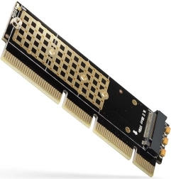 AXAGON PCEM2-1U belső PCIe adapter M.2 NVMe SSD-hez (1U, M-key, PCIe x4/x8/x16)