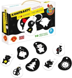 Alexander Kontrasztok – fekete-fehér stimulációs kártyák babáknak
