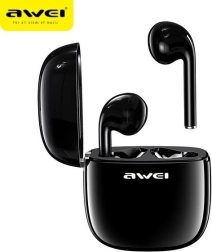 Bluetooth fejhallgató fekete töltőállomással