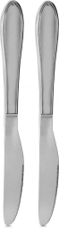 Conic rozsdamentes acél asztali kések, 2 db