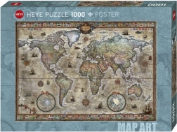 HEYE Retro világ 1000 darabos puzzle