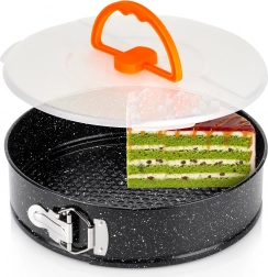 Kapcsos tortaforma levehető peremmel és tetővel, 26 cm