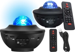 LED csillagprojektor Bluetooth hangszóróval és távirányítóval